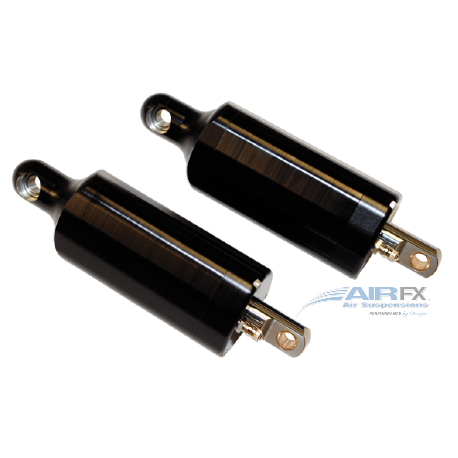 Rear magnum shock pair with black hardcoat finish, 4" stroke, 9.25”-13.25” pin to pin travel. Fits 2000-2008 Harley FL/Touring Models with modified rear fender 2009-2018 Harley FL/Touring Models (FXA-2009-B-S) [+$1,980.00]